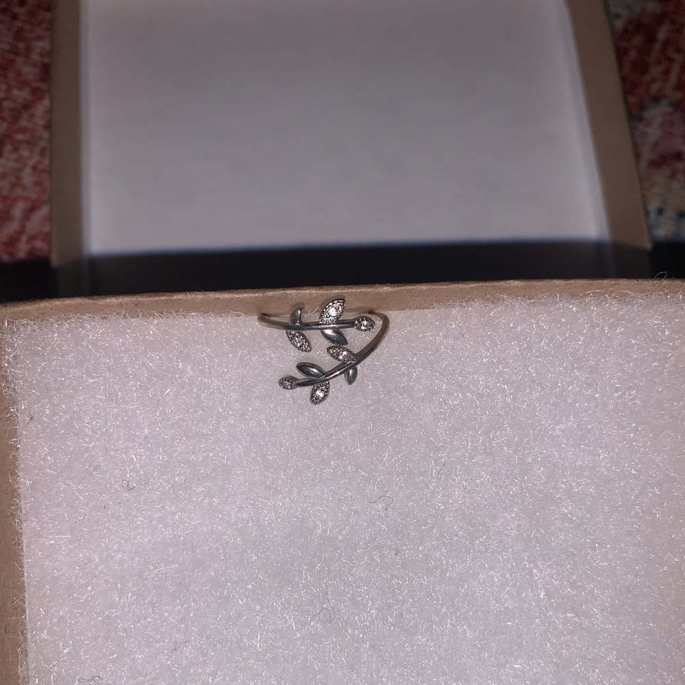 Sterling Silver Fern Ring